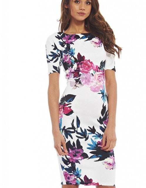 flower printed dress