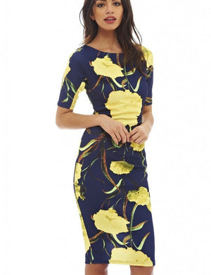flower printed dress
