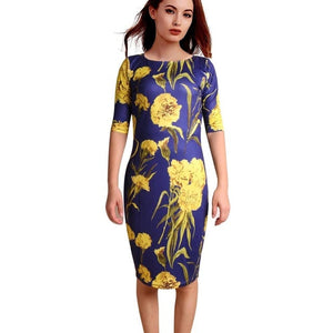 flower printed dress