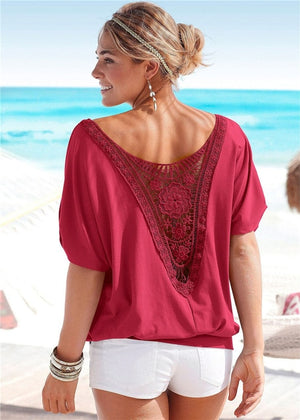 ruched summer blouse